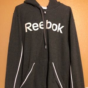 Great Reebok zip up hoodie